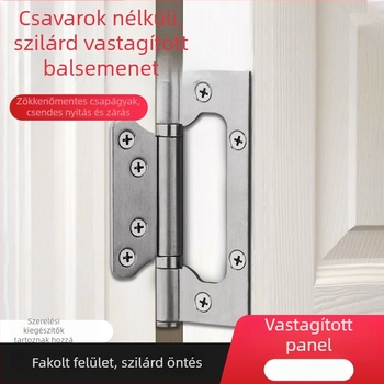 Rozsdamentes acél belső ajtó zsanérok – csendesek, lopás elleni, rejtett csuklók az ajtókhoz, gardróbokhoz és szekrényekhez