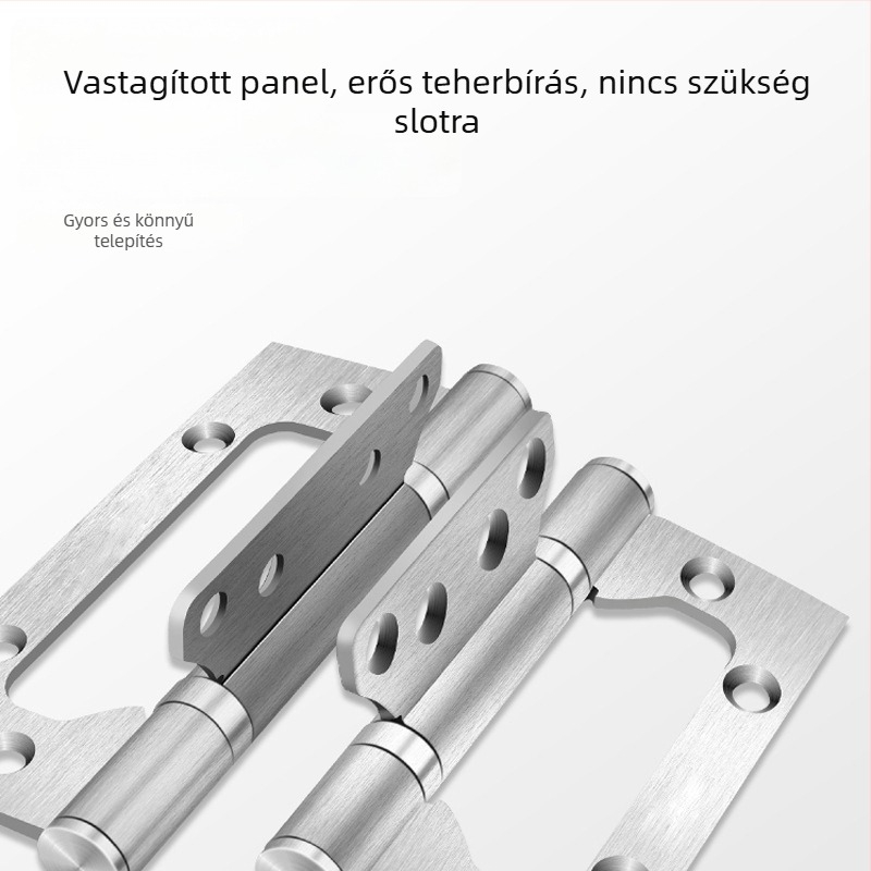 Rozsdamentes acél belső ajtó zsanérok – csendesek, lopás elleni, rejtett csuklók az ajtókhoz, gardróbokhoz és szekrényekhez