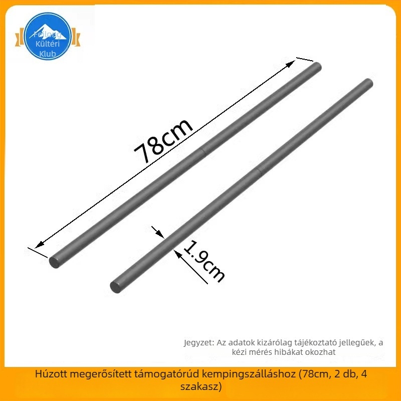 Összecsukható kempingasztal panellel – tartókeret és kereszgerenda, szénacél kivitel