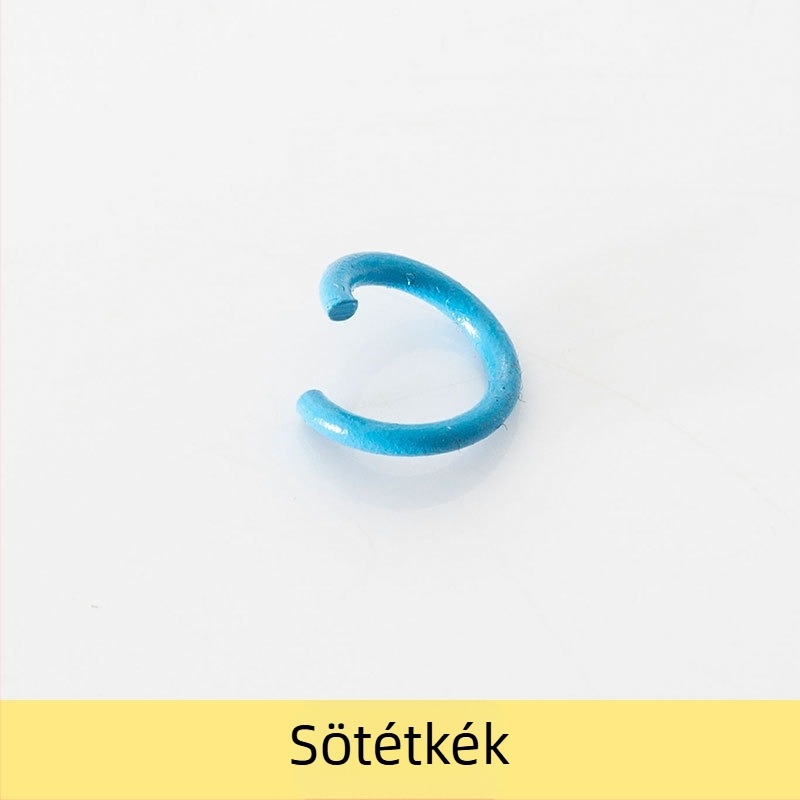 Fém kulcstartó készlet gyöngy tartozékokkal és lyukasztóval, 3D puzzle