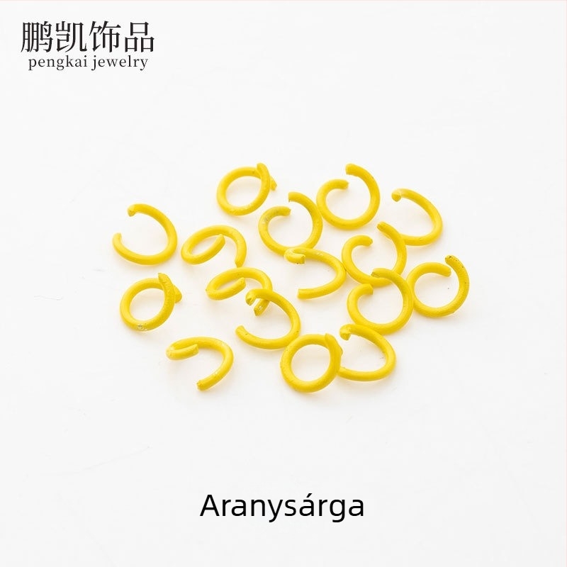 Fém kulcstartó készlet gyöngy tartozékokkal és lyukasztóval, 3D puzzle