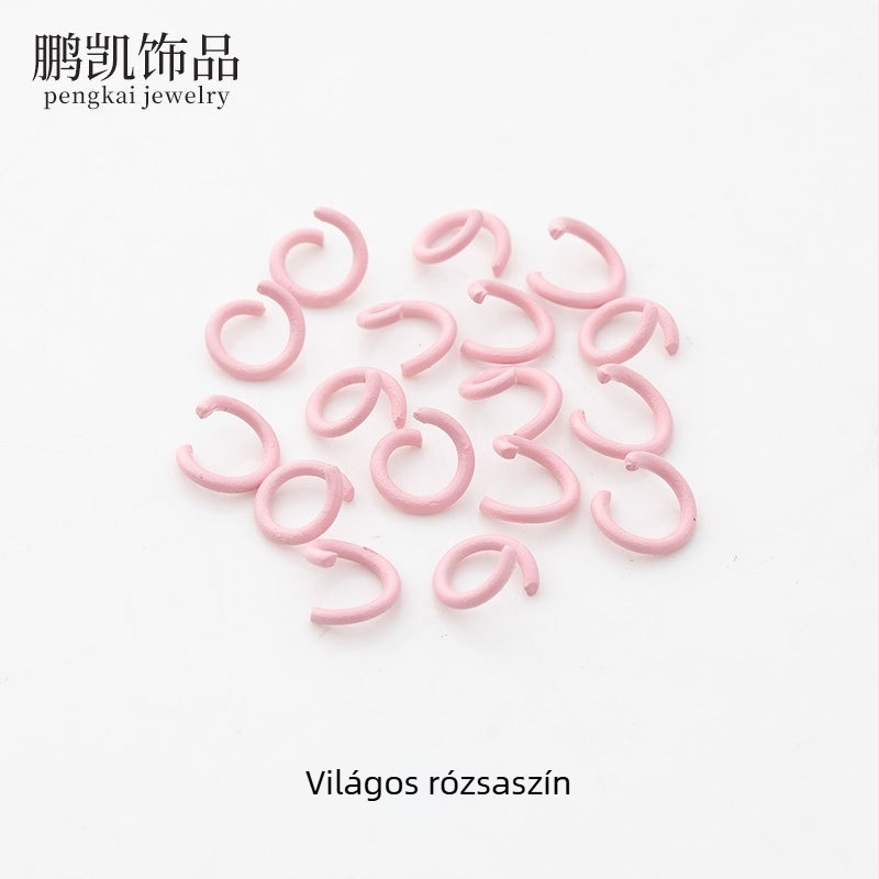 Fém kulcstartó készlet gyöngy tartozékokkal és lyukasztóval, 3D puzzle