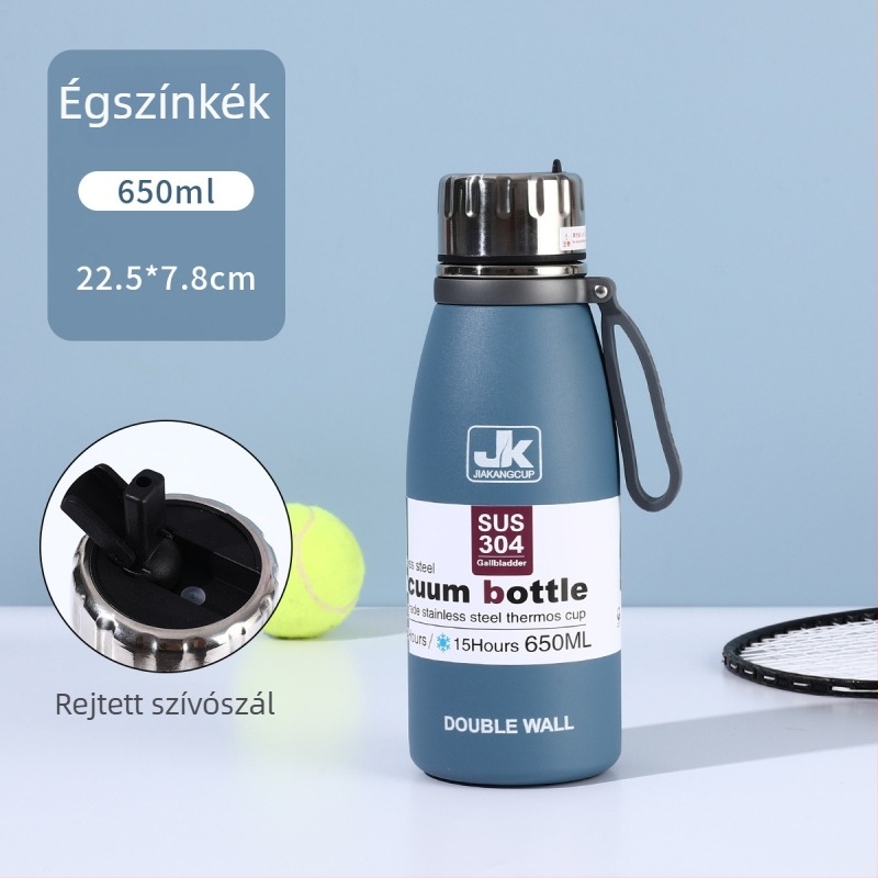 340 ml kétszeres falú rozsdamentes acél vákuum-szigetelt palack Coca-Cola forma, szabadtéri sportos vízpalack, hordozható