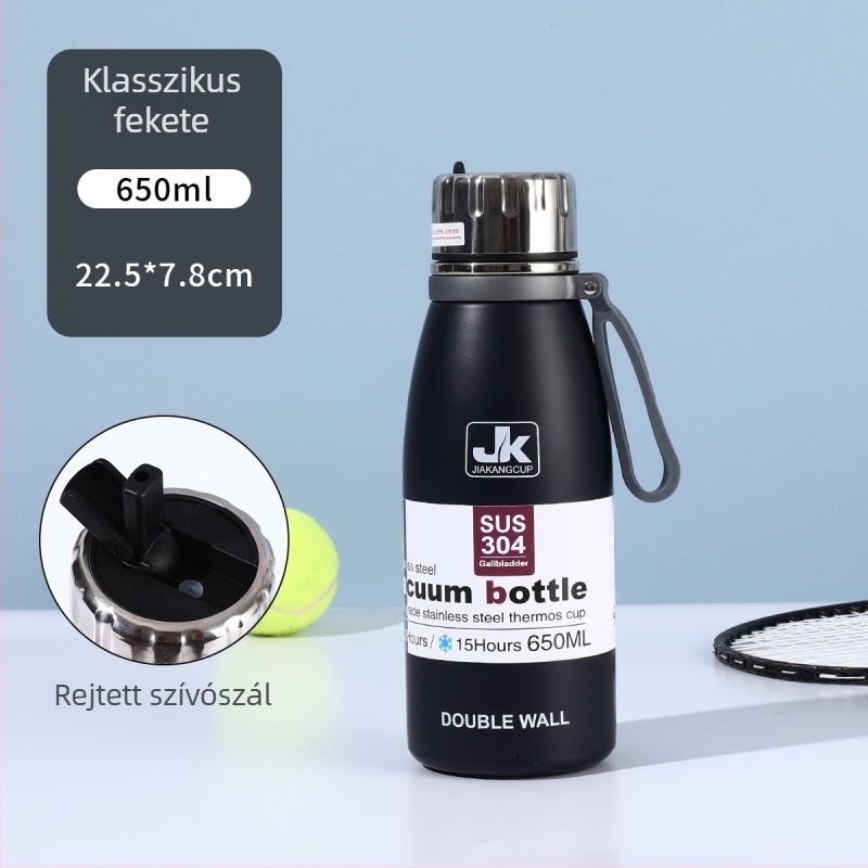 340 ml kétszeres falú rozsdamentes acél vákuum-szigetelt palack Coca-Cola forma, szabadtéri sportos vízpalack, hordozható