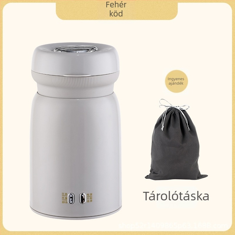 Beépített fűtőlemezzel ellátott elektromos melegítőbögre, Emperor Meal márka, teljesítmény 1000 W alatt, kapacitás 1 L alatt, tápkábel hossza 0,7 m, 1–2 személyre