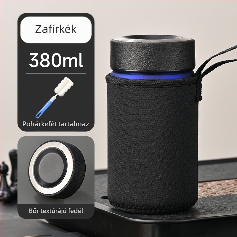 304 rozsdamentes acél kettős falú vákuumos autós termosz pohár, intelligens hőmérséklet-vezérlés, izoláció, tea és víz elválasztása
