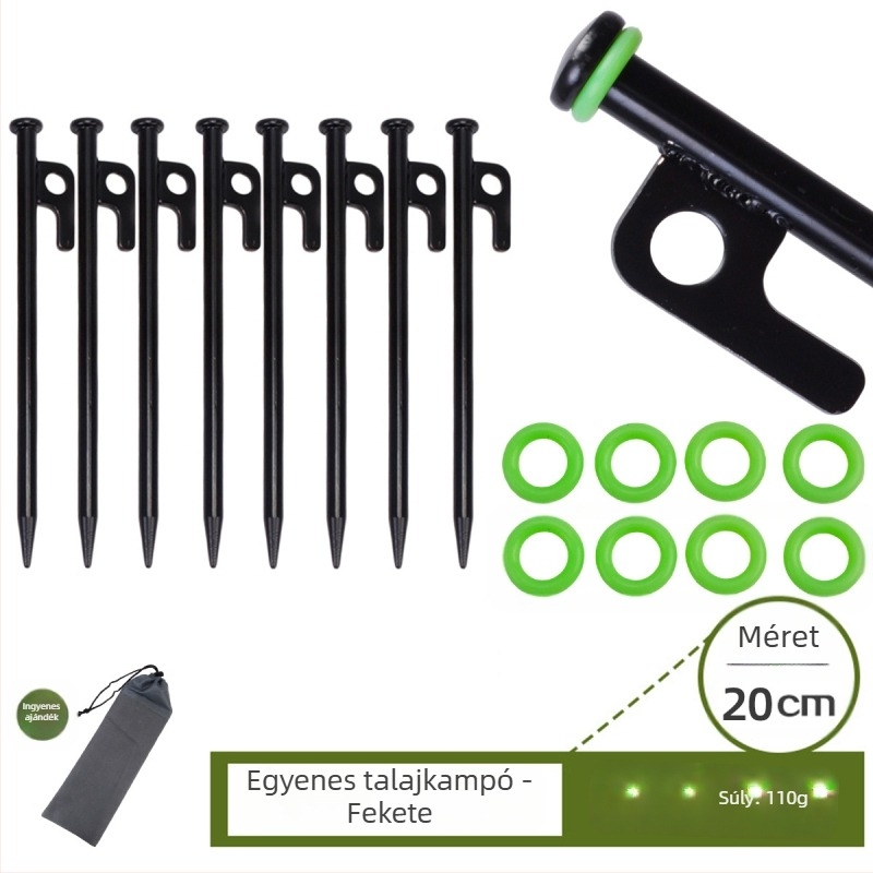 Kemping sátor és pavilon talajszögek – szélálló rögzítőszögek