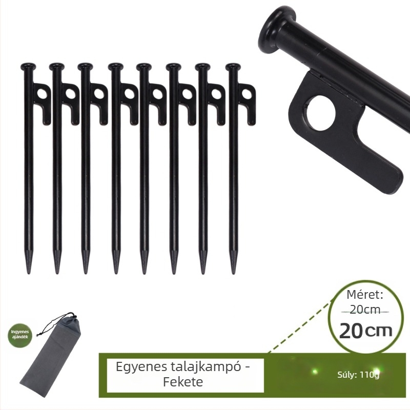 Kemping sátor és pavilon talajszögek – szélálló rögzítőszögek
