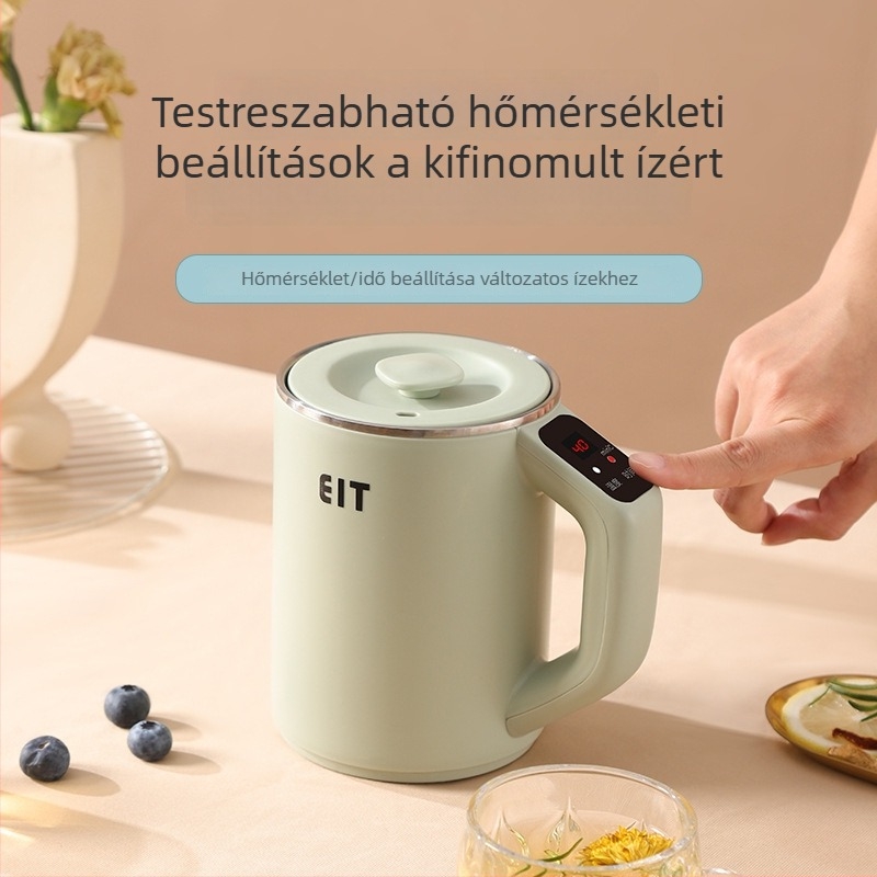 Far Light Elektromos Egészséges Teás Pohár, 800 ml, 300 W, beépített fűtőlap, 1–2 személyre