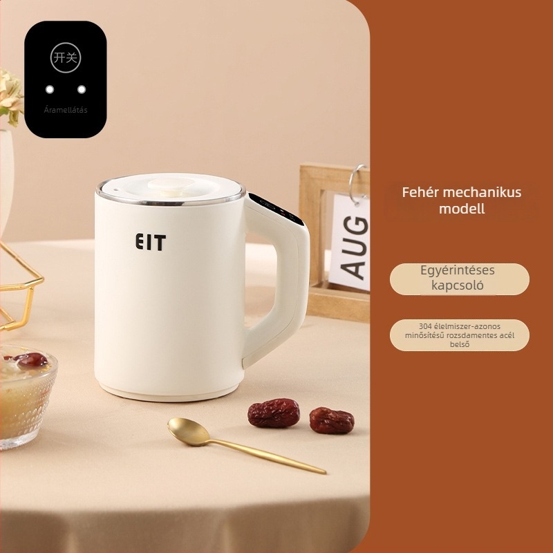 Far Light Elektromos Egészséges Teás Pohár, 800 ml, 300 W, beépített fűtőlap, 1–2 személyre