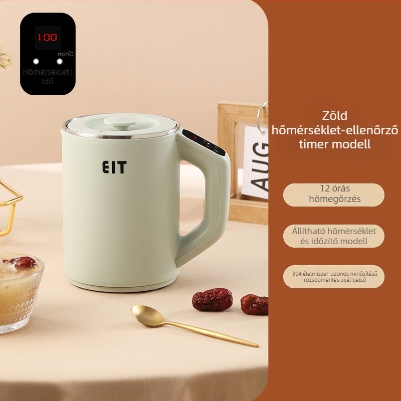 Far Light Elektromos Egészséges Teás Pohár, 800 ml, 300 W, beépített fűtőlap, 1–2 személyre