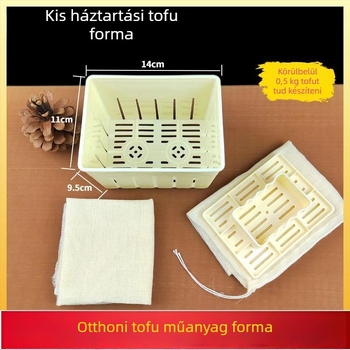 Tofu-forma háztartási használatra - műanyag, élelmiszer-minőségű, DIY keret