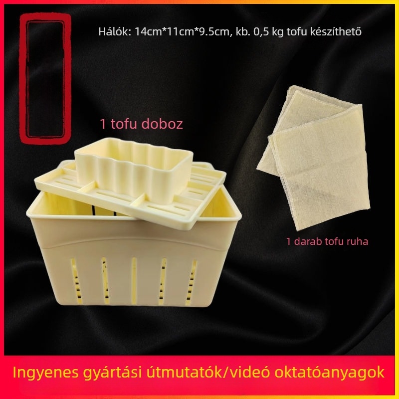 Tofu-forma háztartási használatra - műanyag, élelmiszer-minőségű, DIY keret