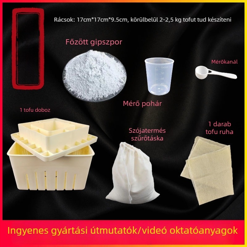 Tofu-forma háztartási használatra - műanyag, élelmiszer-minőségű, DIY keret