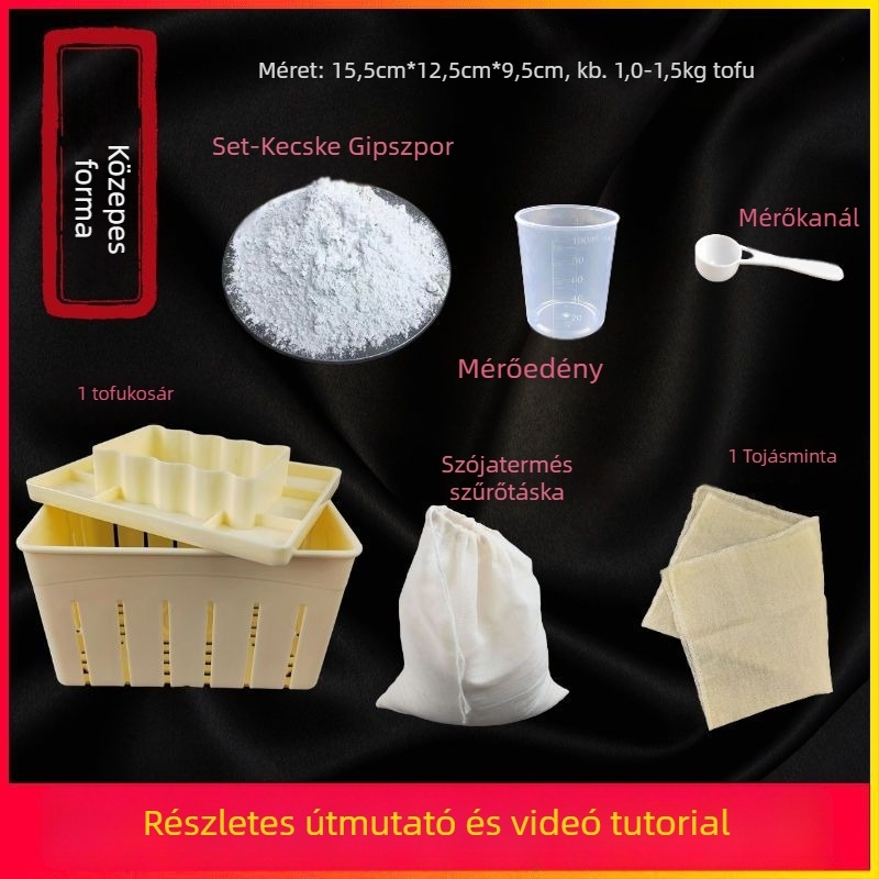 Tofu-forma háztartási használatra - műanyag, élelmiszer-minőségű, DIY keret