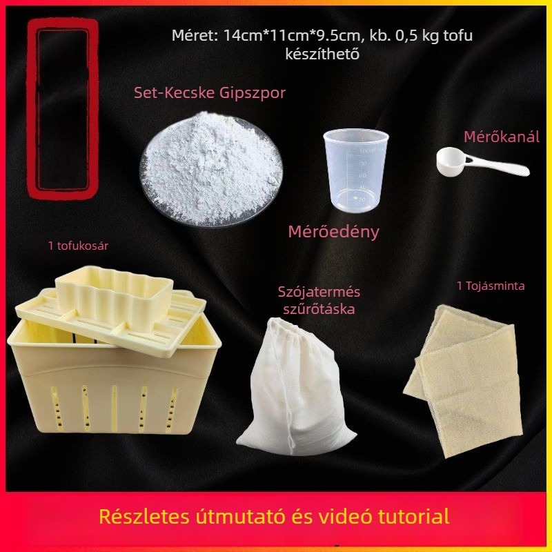 Tofu-forma háztartási használatra - műanyag, élelmiszer-minőségű, DIY keret