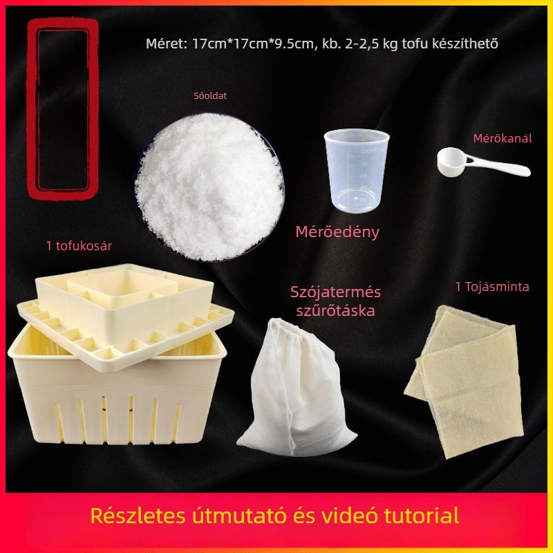 Tofu-forma háztartási használatra - műanyag, élelmiszer-minőségű, DIY keret