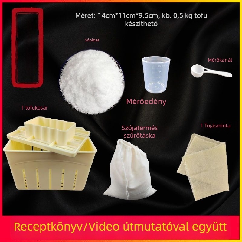 Tofu-forma háztartási használatra - műanyag, élelmiszer-minőségű, DIY keret