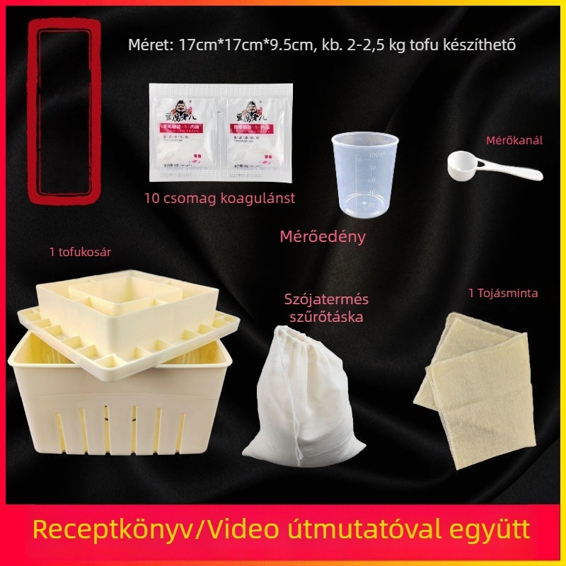 Tofu-forma háztartási használatra - műanyag, élelmiszer-minőségű, DIY keret