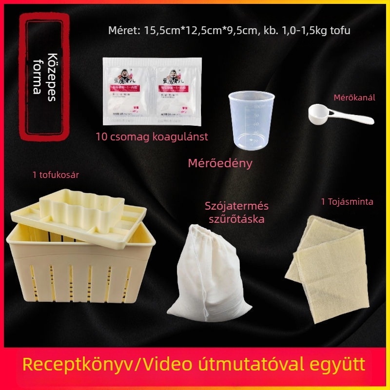 Tofu-forma háztartási használatra - műanyag, élelmiszer-minőségű, DIY keret