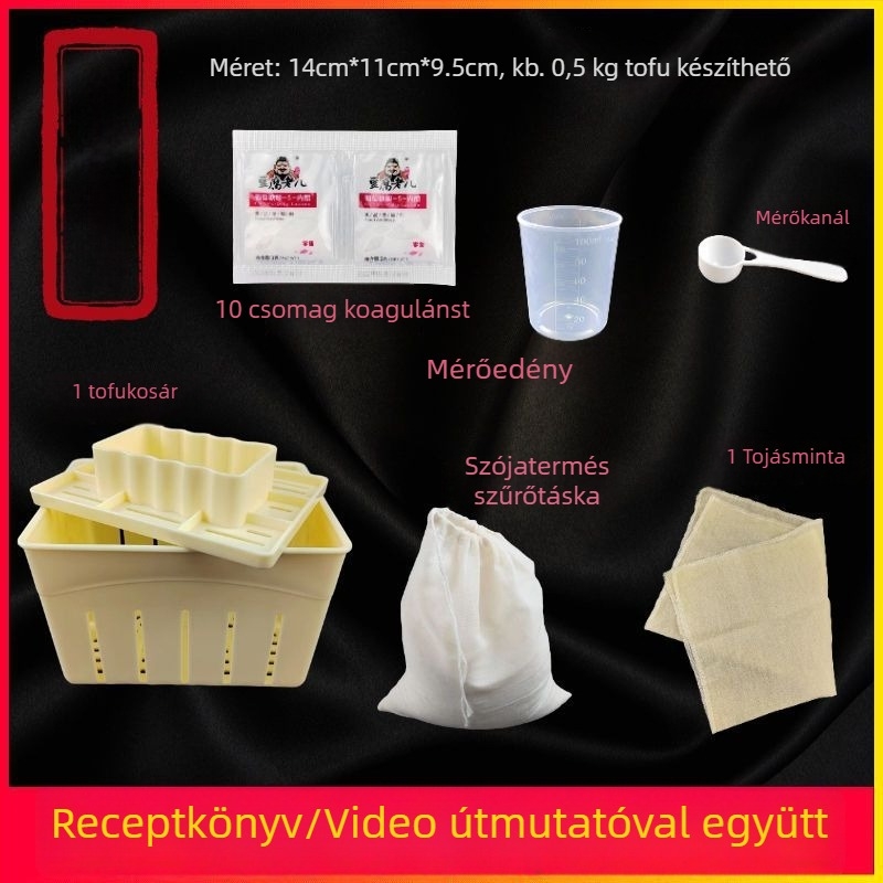 Tofu-forma háztartási használatra - műanyag, élelmiszer-minőségű, DIY keret