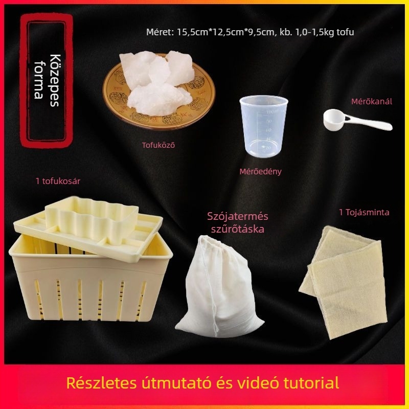 Tofu-forma háztartási használatra - műanyag, élelmiszer-minőségű, DIY keret