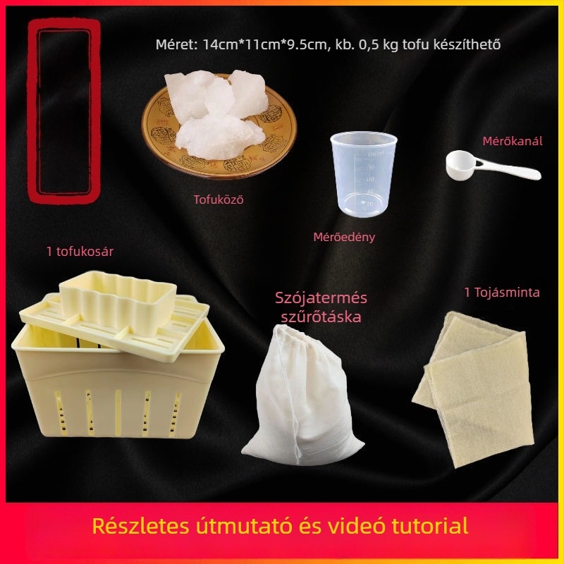 Tofu-forma háztartási használatra - műanyag, élelmiszer-minőségű, DIY keret
