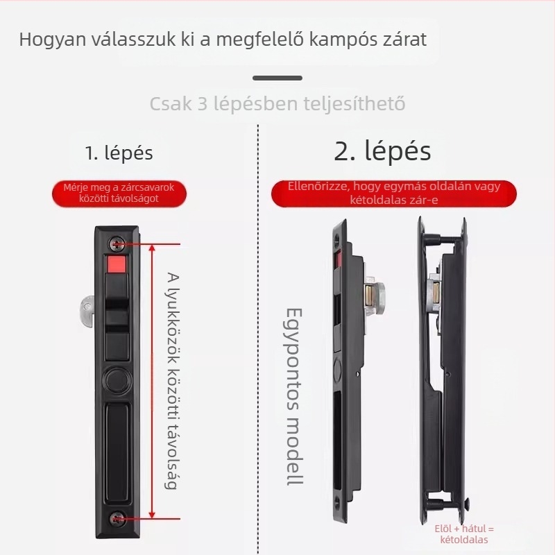 Crescent zár, modell Mc g suo, anyag Regular Fit, márka Strength, modern minimalist stílus