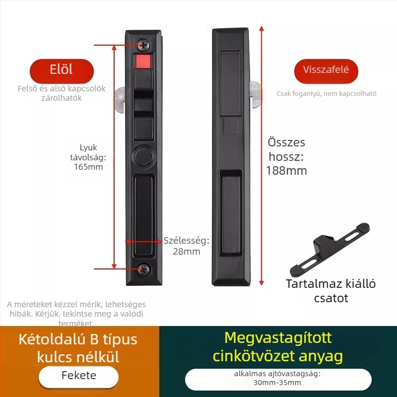 Crescent zár, modell Mc g suo, anyag Regular Fit, márka Strength, modern minimalist stílus