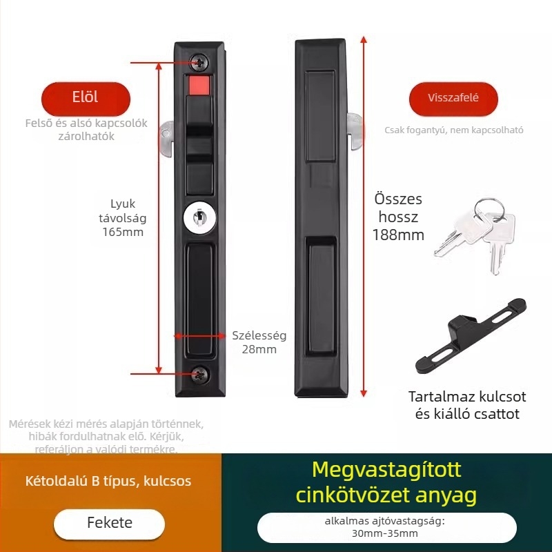 Crescent zár, modell Mc g suo, anyag Regular Fit, márka Strength, modern minimalist stílus