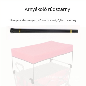 Kempinges lakókocsi kiegészítők — Textil zseb, Egg Roll Table, csat, húzókar, toló rúd; Anyag: Mérnöki műanyagok