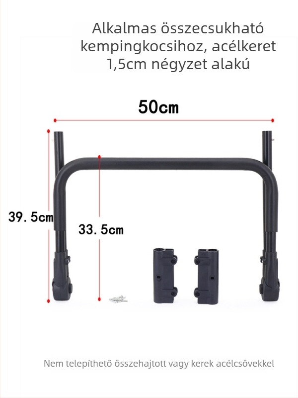 Kempinges lakókocsi kiegészítők — Textil zseb, Egg Roll Table, csat, húzókar, toló rúd; Anyag: Mérnöki műanyagok