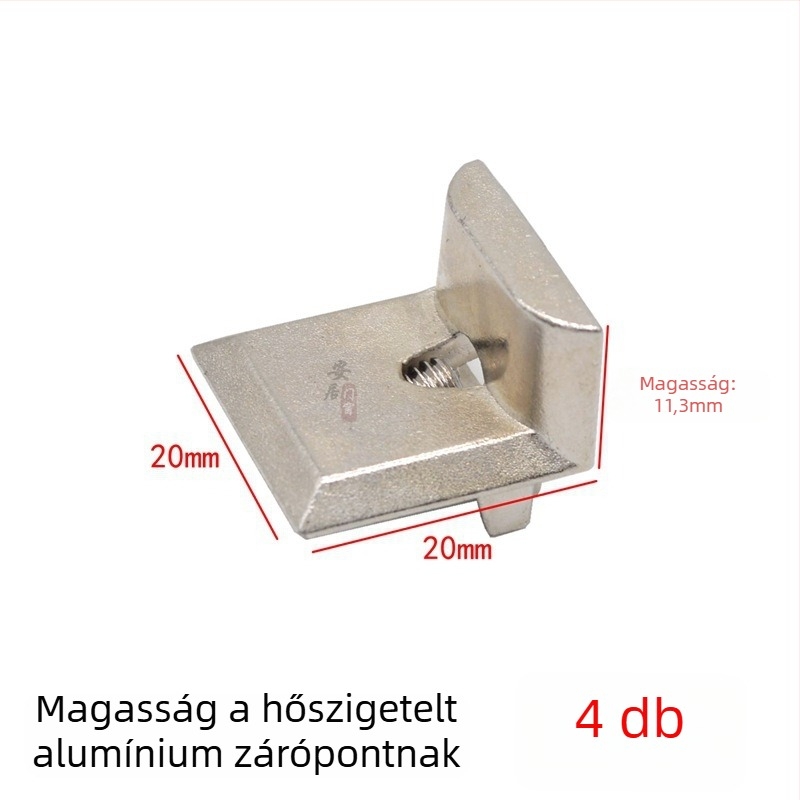 Ajtó- és ablakzár hardverkészlet – cink ötvözet, modell Q001, modern minimál stílus