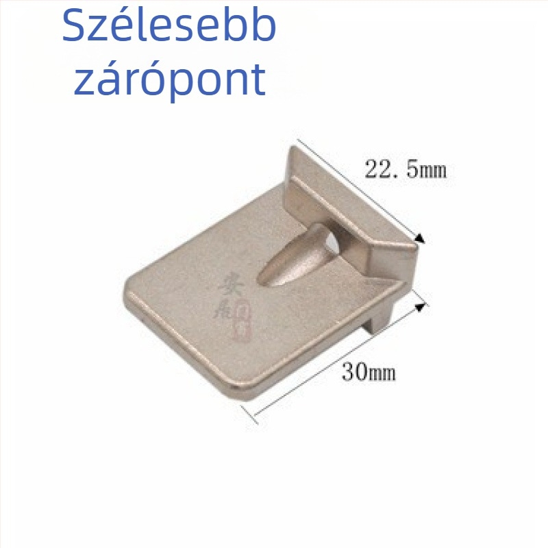 Ajtó- és ablakzár hardverkészlet – cink ötvözet, modell Q001, modern minimál stílus