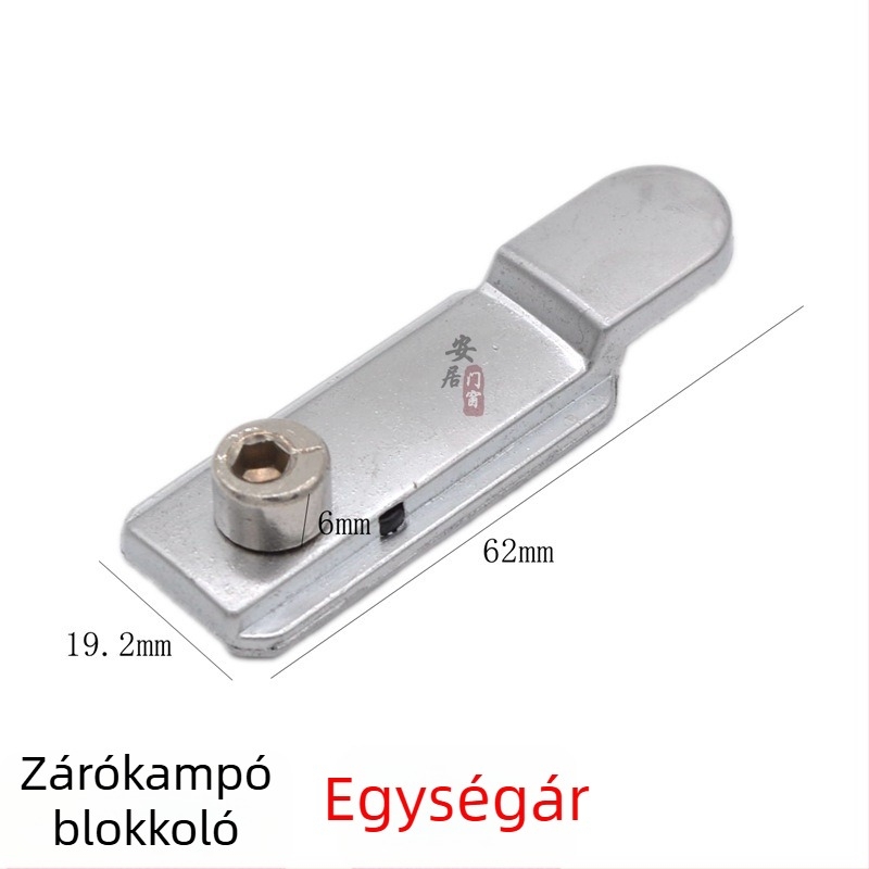 Ajtó- és ablakzár hardverkészlet – cink ötvözet, modell Q001, modern minimál stílus