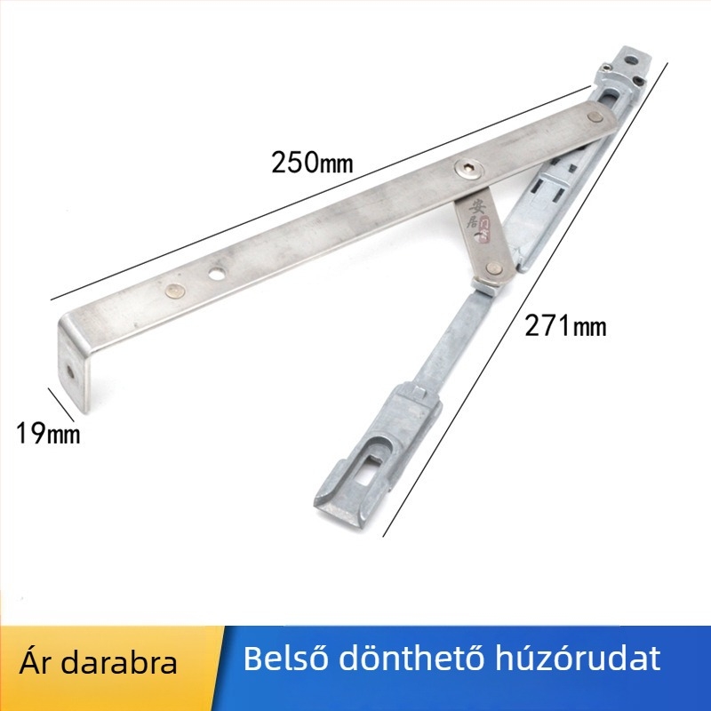 Ajtó- és ablakzár hardverkészlet – cink ötvözet, modell Q001, modern minimál stílus