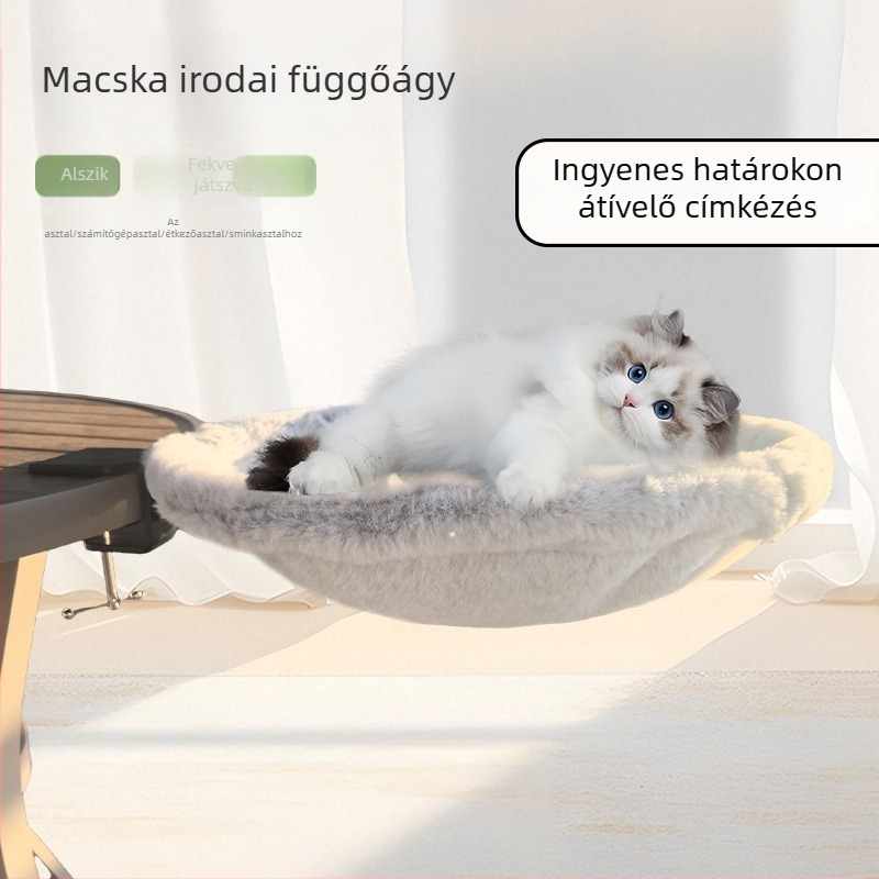 Le Xuan macskahám – állítható, nyúl plüss, macska fészek
