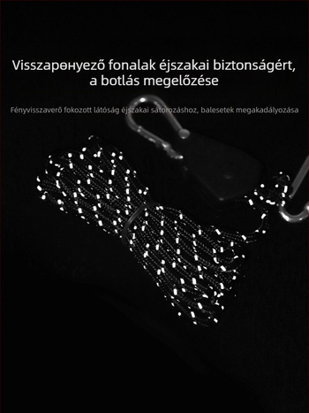 Műanyag állítható görgő sátorhoz, fényvisszaverő zsinórral