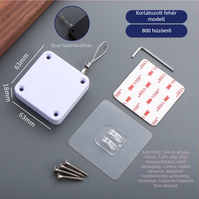 Húzós ajtócsukó — automatikus, műanyag, Zhujiang, modern minimál dizájn