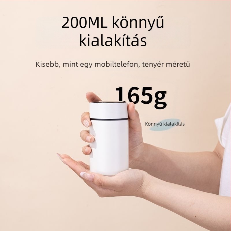 316L rozsdamentes acélból készült szigetelt pohár teafülével és szűrővel; fedél 304-es rozsdamentes acélból