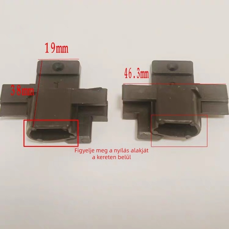 Láthatatlan ablakhálózati kiegészítők – kihúzható háló, rugós dob, végfedél, sarokjavító alkatrészek, 3016 készlet – műanyag, modern minimalista stílus