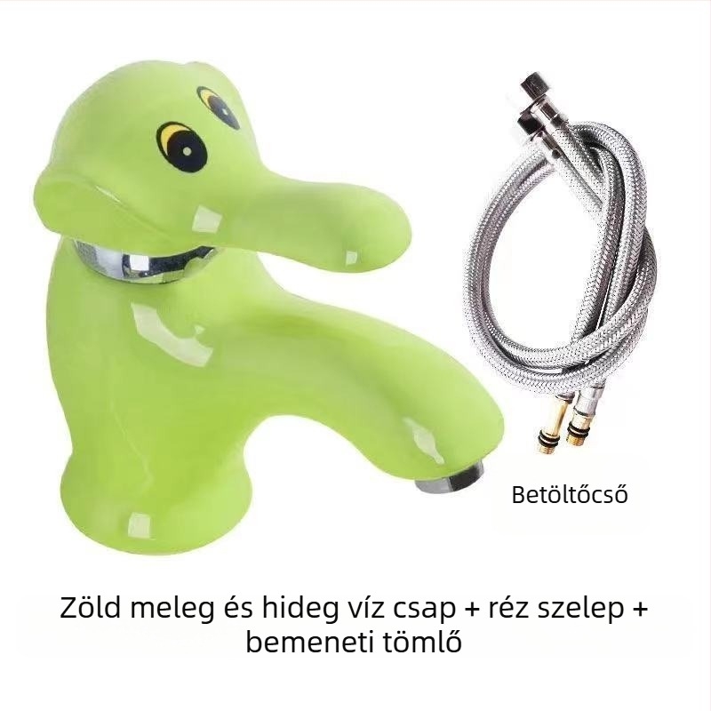 Meleg- és hideg vizet szolgáló mosdócsap, kerámia lemezes szeleppel, egytestű kivitel, kulccsal nyitható, CE tanúsítvány