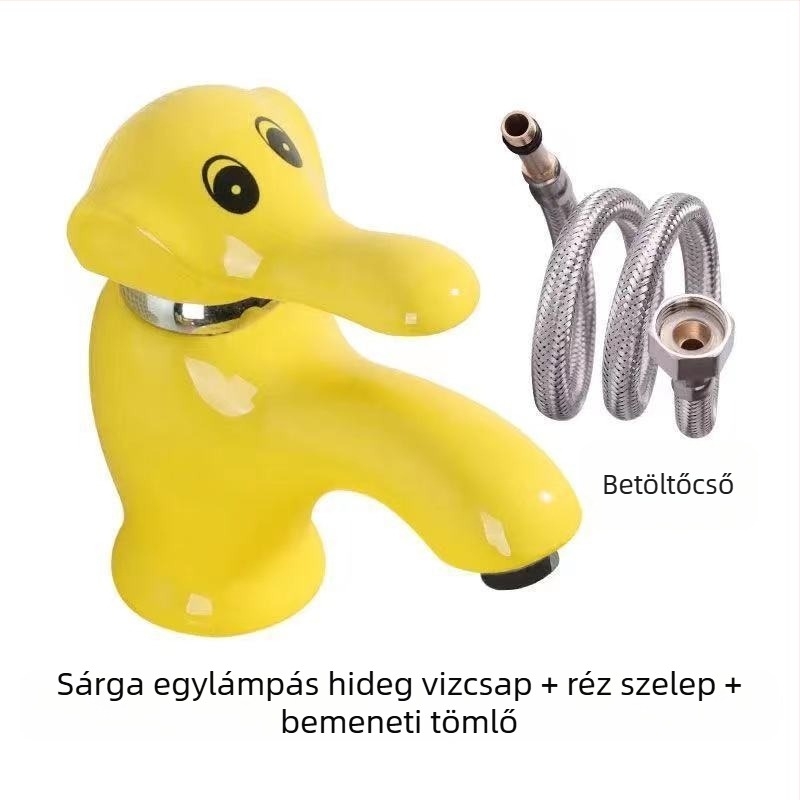 Meleg- és hideg vizet szolgáló mosdócsap, kerámia lemezes szeleppel, egytestű kivitel, kulccsal nyitható, CE tanúsítvány