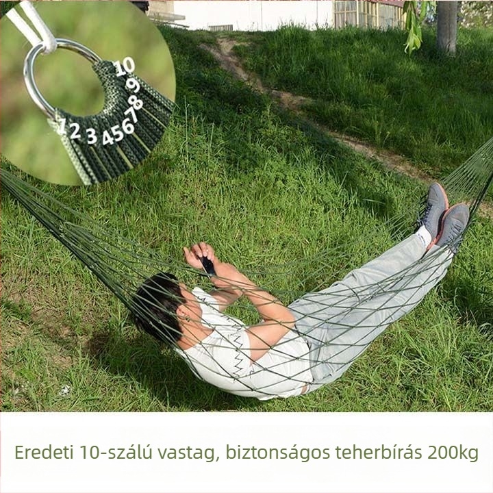 Hálózatos függőágy állvány nélkül, nylon kötél anyagú, márka Unique Item