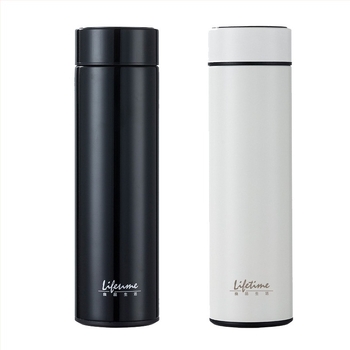 Intelligens termosz pohár hőmérséklet-kijelzővel, belső 304 rozsdamentes acél, külső 201 rozsdamentes acél, 6–12 órás szigetelés, logóval testreszabható
