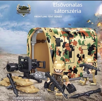 Speciális erők katonai építőjáték készlet, ABS műanyag, 50-100 darab, DIY