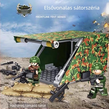 Speciális erők katonai építőjáték készlet, ABS műanyag, 50-100 darab, DIY