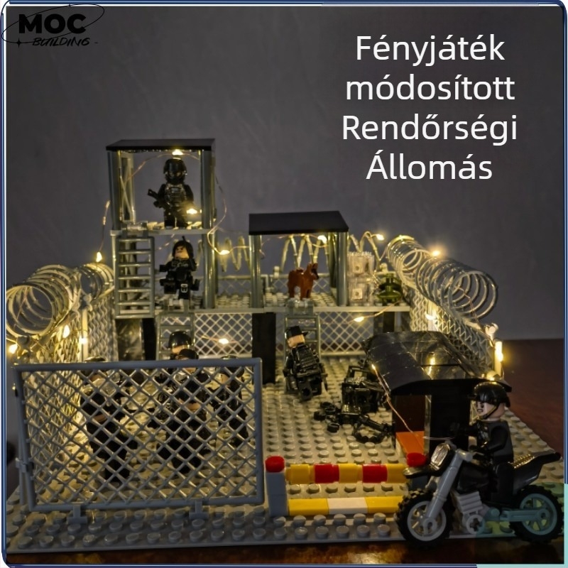 Speciális erők katonai építőjáték készlet, ABS műanyag, 50-100 darab, DIY