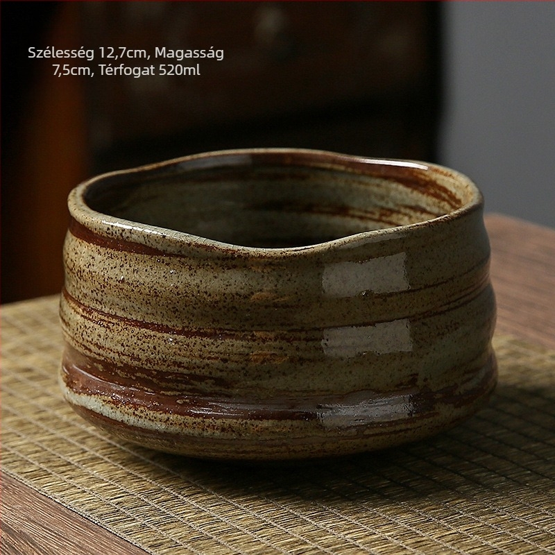 Kerámia matcha eszköz készlet, japán stílus, első osztályú minőség, 2023 ősz, 600 g