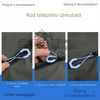 Nylon cipzár húzó lecsatolható pánttal – Öntvényesen készített kiegészítő ruházathoz, kabátokhoz, sátrakhoz és hátizsákokhoz